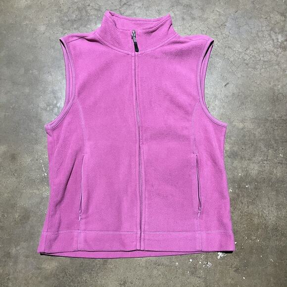 Vintage 10000 Ft Above Sea Level Pink Fleece Vest - Picture 1 of 3